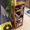 Picture of Solid Wood Book Shelf cum CD Rack