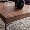 Picture of Solid Wood Coffee Table With Steel Legs