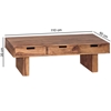 Picture of Solid Wood Sheesham Coffee Table With 6 Drawers