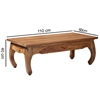 Picture of Solid Wood Sheesham Opium Coffee Table