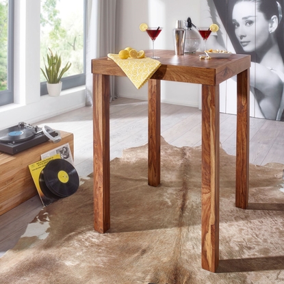 Picture of Solid Wood Sheesham Bar Table