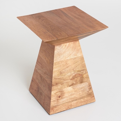 Picture of Melvena Solid Wood Side Table In Natural Finish