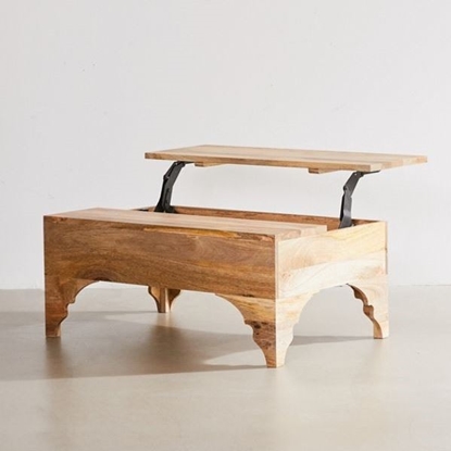 Picture of Solid Wood Mango Storage Coffee Table