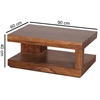 Picture of Solid Wood Sheesham Double Top Coffee Table