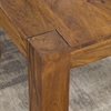 Picture of Solid Wood Sheesham Small Coffee Table With Grooves On The Top