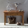 Picture of Bartram Solid Wood Console Table In Honey Oak Finish