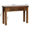 Picture of Bartram Solid Wood Console Table In Honey Oak Finish