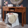 Picture of Wadsworth Solid Wood Console Table In Honey Oak Finish