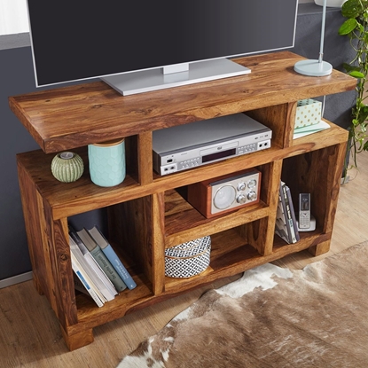 Picture of Solid Wood Sheesham Open Tv Cabinet