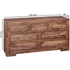 Picture of Solid Wood Sheesham Sideboard With 7 Drawers