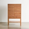 Picture of Solid Wood Slatted Design Cabinet