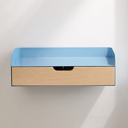 Picture of Floating Wall Shelf With Drawer