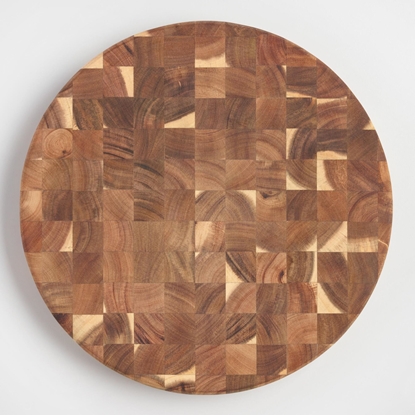 Picture of Round Sheesham Wood End Grain Butcher Block