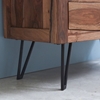 Picture of Solid Wood Sheesham Chest Of Drawer With Iron Legs