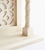 Picture of Solid Wood White Wall Shelf