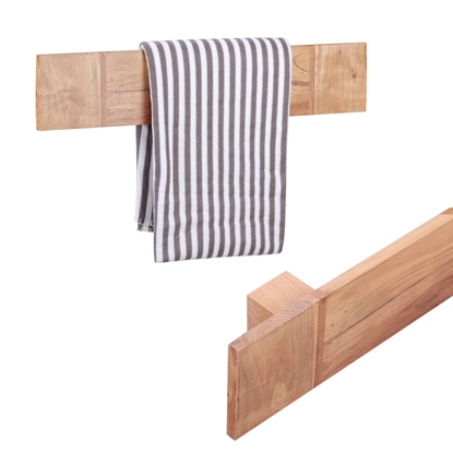 Picture of Wooden Towel Rack In Natural Finish