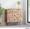 Picture of Solid Wood Weave Chest Of Drawer