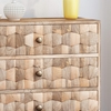 Picture of Solid Wood Weave Chest Of Drawer