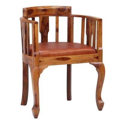 Picture of Solid Wood Sheesham Vintage Arm Chair