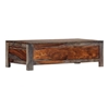 Picture of Solid Wood Sheesham Coffee Table With 6 Drawers