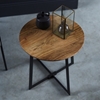 Picture of Solid Wood And Iron Temis Side Table