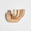 Picture of Wooden Folding Multi-Hook In Pigeon Design