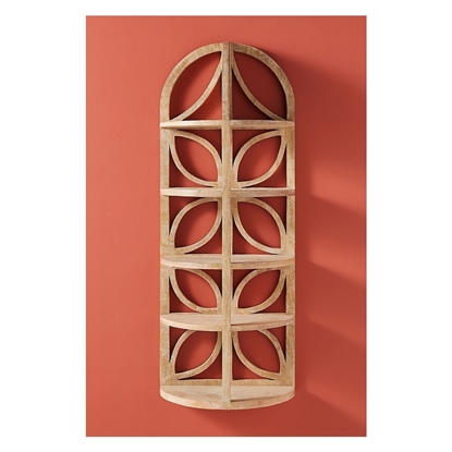 Picture of Antiago Five-Tier Solid Wood Wall Shelf