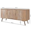 Picture of Solid wood Mango  country house dresser sideboard