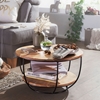 Picture of Solid Wood Round Living Room Coffee Table