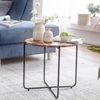 Picture of Solid Wood Coffee Table With Iron Legs