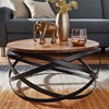 Picture of Solid Wood And Iron Ring Coffee Table