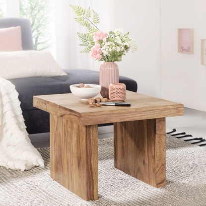 Picture of Solid Wood Sheesham Coffee Table Cum Side Table