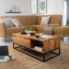 Picture of Solid Wood Sheesham Coffee TAble With Moving Top