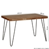 Picture of Solid Wood Sheesham Dining Table With Stable Legs