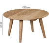 Picture of Solid Wood Coffee Table With 4 Stable Round Legs