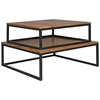 Picture of Solid Wood Sheesham Set Of 2 Side Nesting Coffee Table