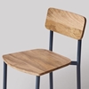 Picture of Solid Wood And Iron Set Of 2 Chair in Navy Blue