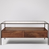 Picture of Solid Wood Mockay Coffee Table With Glass Top