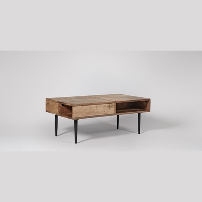 Picture of Solid Wood Negara Coffee Table With Iron Legs