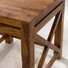 Picture of Ashby Solid Wood Nested Side Table In Honey Oak Finish