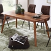 Picture of Solid Wood Sheesham Dining Table With Rounded Corners