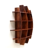 Picture of Wooden Brown Sheesham Wood Wall Shelf