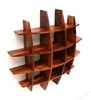 Picture of Wooden Brown Sheesham Wood Wall Shelf