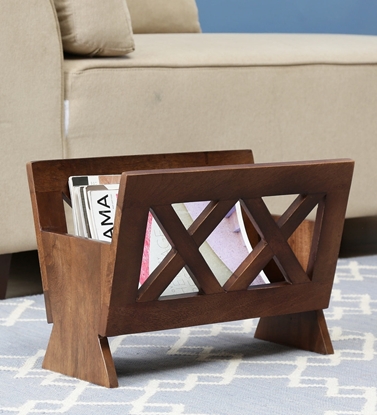 Picture of Mango Wood Magazine Holder