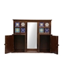 Picture of Siramika Sheesham Wood Wall Shelf With Mirror