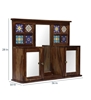 Picture of Siramika Sheesham Wood Wall Shelf With Mirror