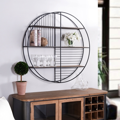 Picture of Metal Circular Open Wall Shelf