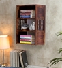 Picture of Taks Solid Wood Book Shelf in Brown Colour