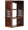 Picture of Taks Solid Wood Book Shelf in Brown Colour