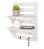 Picture of Mango Wood Floating Wall shelf in White Colour